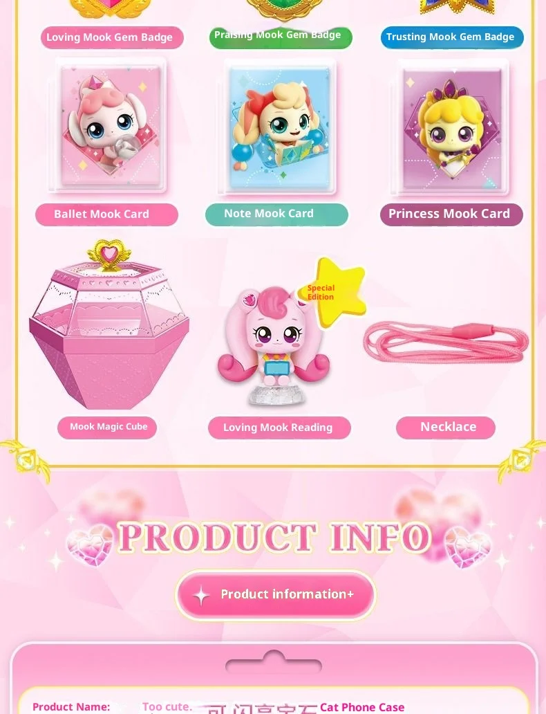 Original Catch Teenieping Sparkling Gem Series Mobile Phone Set Toy Talking Cute Capable Producing Sound Scene Christmas Gift