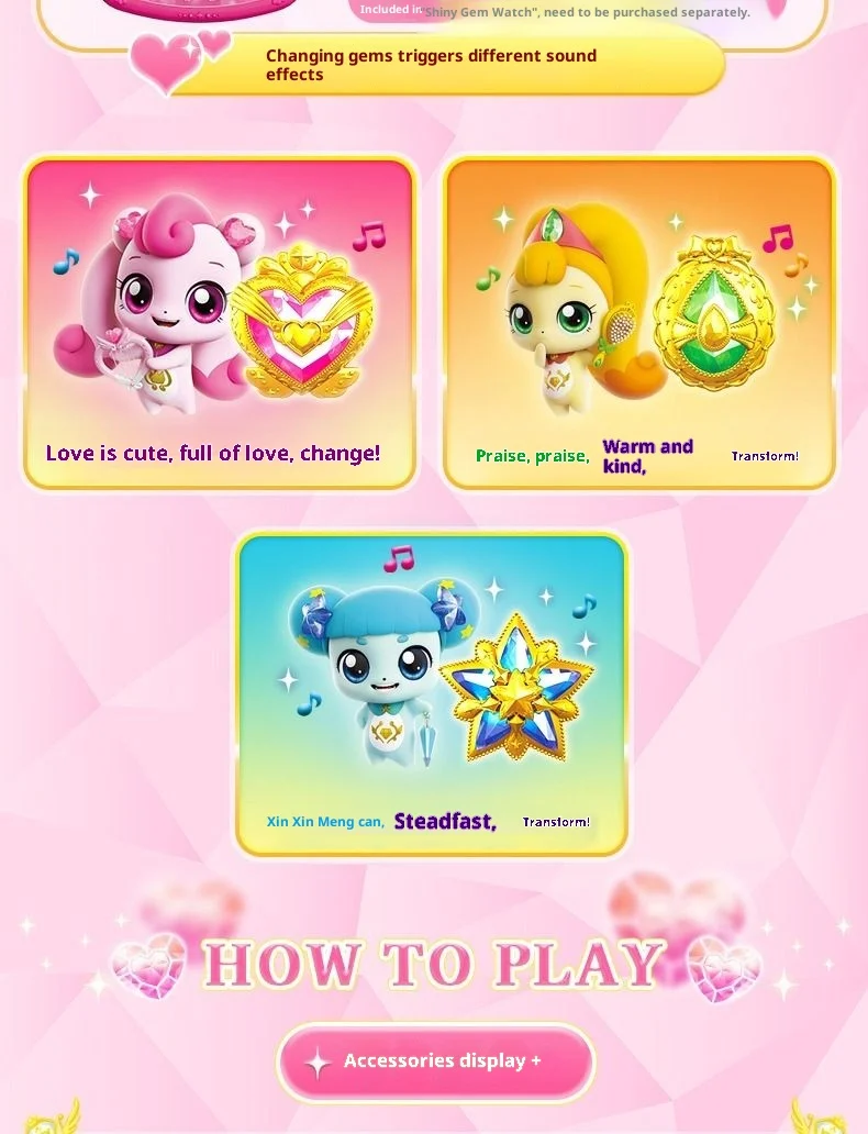 Original Catch Teenieping Sparkling Gem Series Mobile Phone Set Toy Talking Cute Capable Producing Sound Scene Christmas Gift