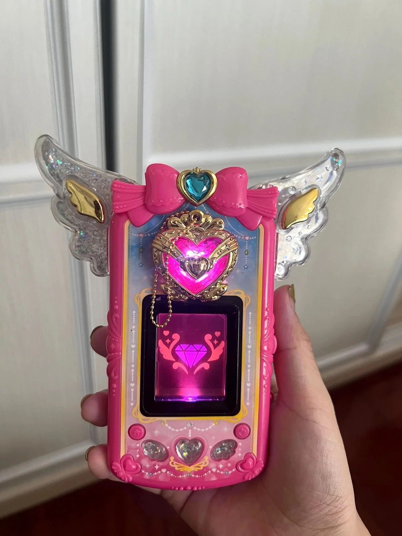 Original Catch Teenieping Sparkling Gem Series Mobile Phone Set Toy Talking Cute Capable Producing Sound Scene Christmas Gift