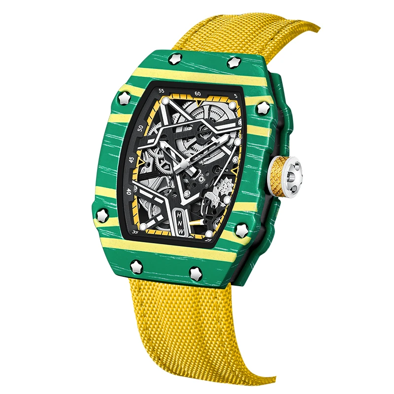 New Sports Fashion Quartz Watch for Men and Women, Ultra-Thin Barrel Series, Trendy and Fashionable, with Luminous Display, Nylon Strap, Electronic Quartz Movement, Suitable for Men, Ideal Gift for Valentine's Day, Easter, Birthdays, Christmas, or for Friends - Suitable for Business or Casual Occasions