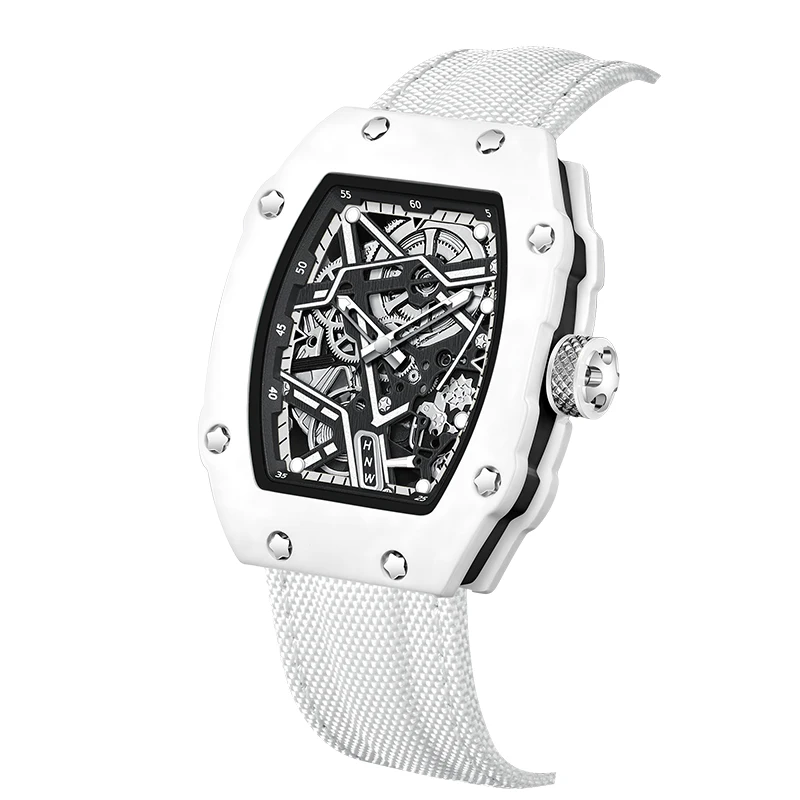 New Sports Fashion Quartz Watch for Men and Women, Ultra-Thin Barrel Series, Trendy and Fashionable, with Luminous Display, Nylon Strap, Electronic Quartz Movement, Suitable for Men, Ideal Gift for Valentine's Day, Easter, Birthdays, Christmas, or for Friends - Suitable for Business or Casual Occasions