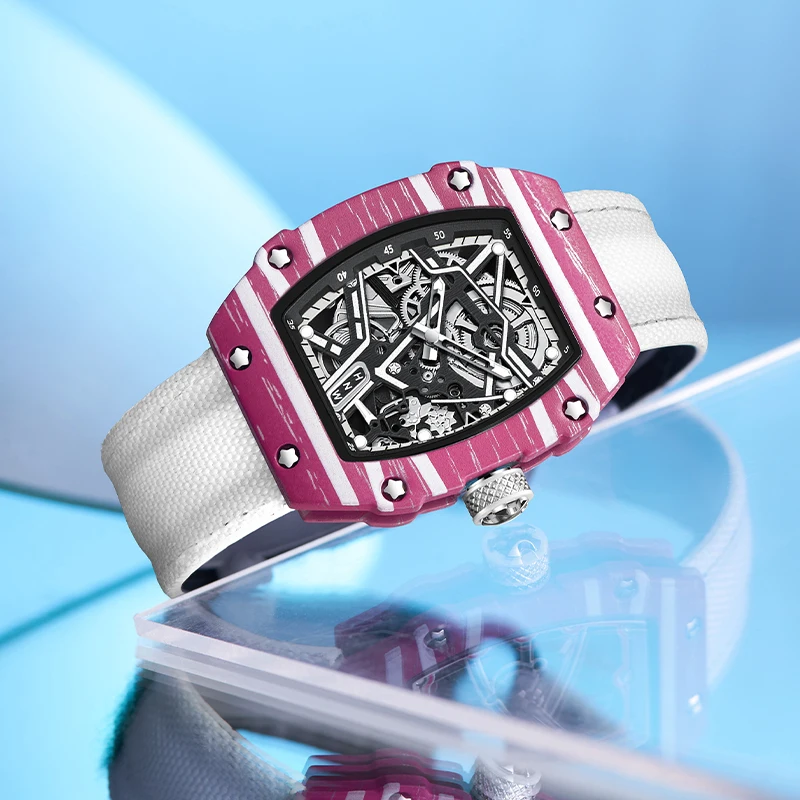 New Sports Fashion Quartz Watch for Men and Women, Ultra-Thin Barrel Series, Trendy and Fashionable, with Luminous Display, Nylon Strap, Electronic Quartz Movement, Suitable for Men, Ideal Gift for Valentine's Day, Easter, Birthdays, Christmas, or for Friends - Suitable for Business or Casual Occasions