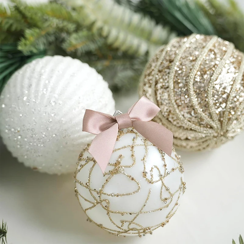 10/30/50Pcs Handmade Bow With Adhesive Back for Christmas Gift Box Flower Decoration Handmade DIY Clothing Accessories