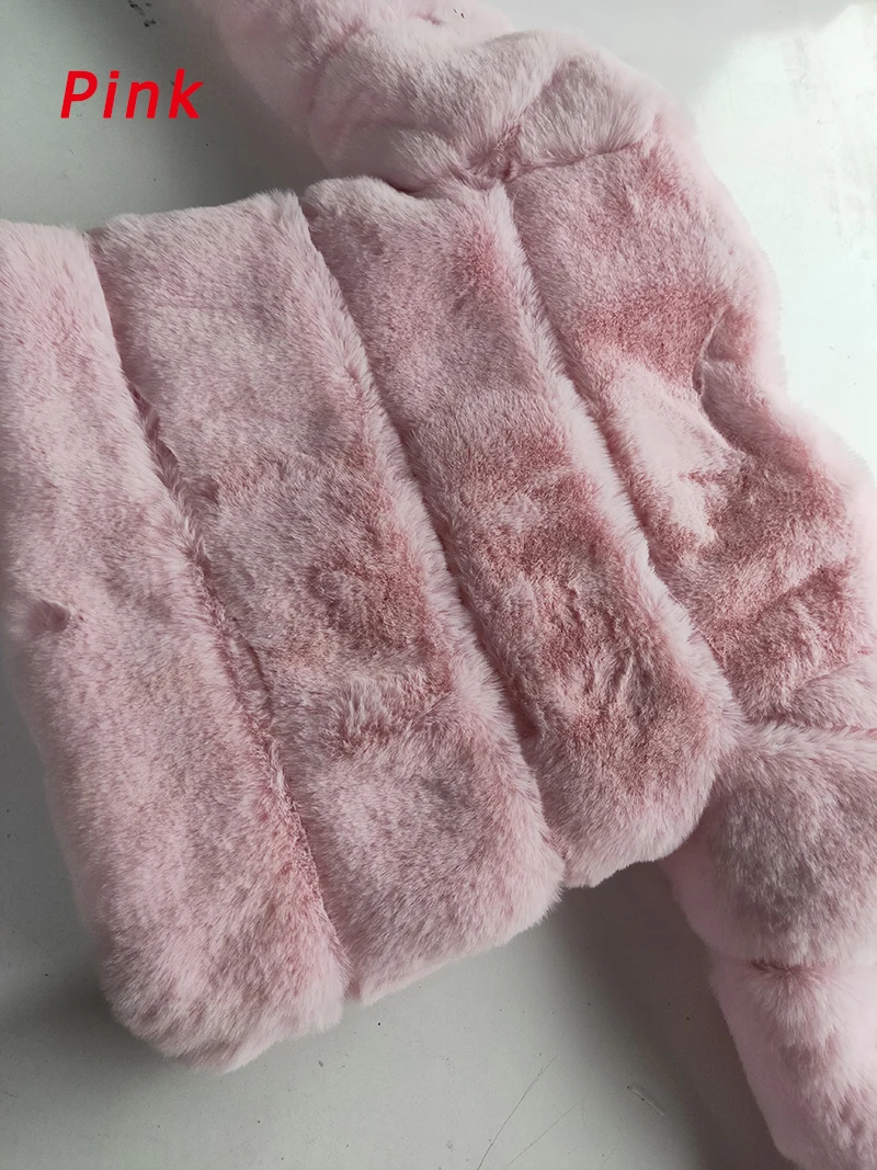 Girls Faux Fur Coat Winter Children Girls Long Sleeve Christmas Jacket Warm Kids Girls Coat Girls Outerwear Clothing