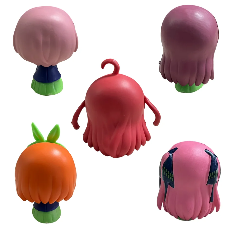 5Pcs/Set The Quintessential Quintuplets Mini Anime Girl Figure Kazuhana Nino Miku Nakano Shika May Christmas Birthday Gift