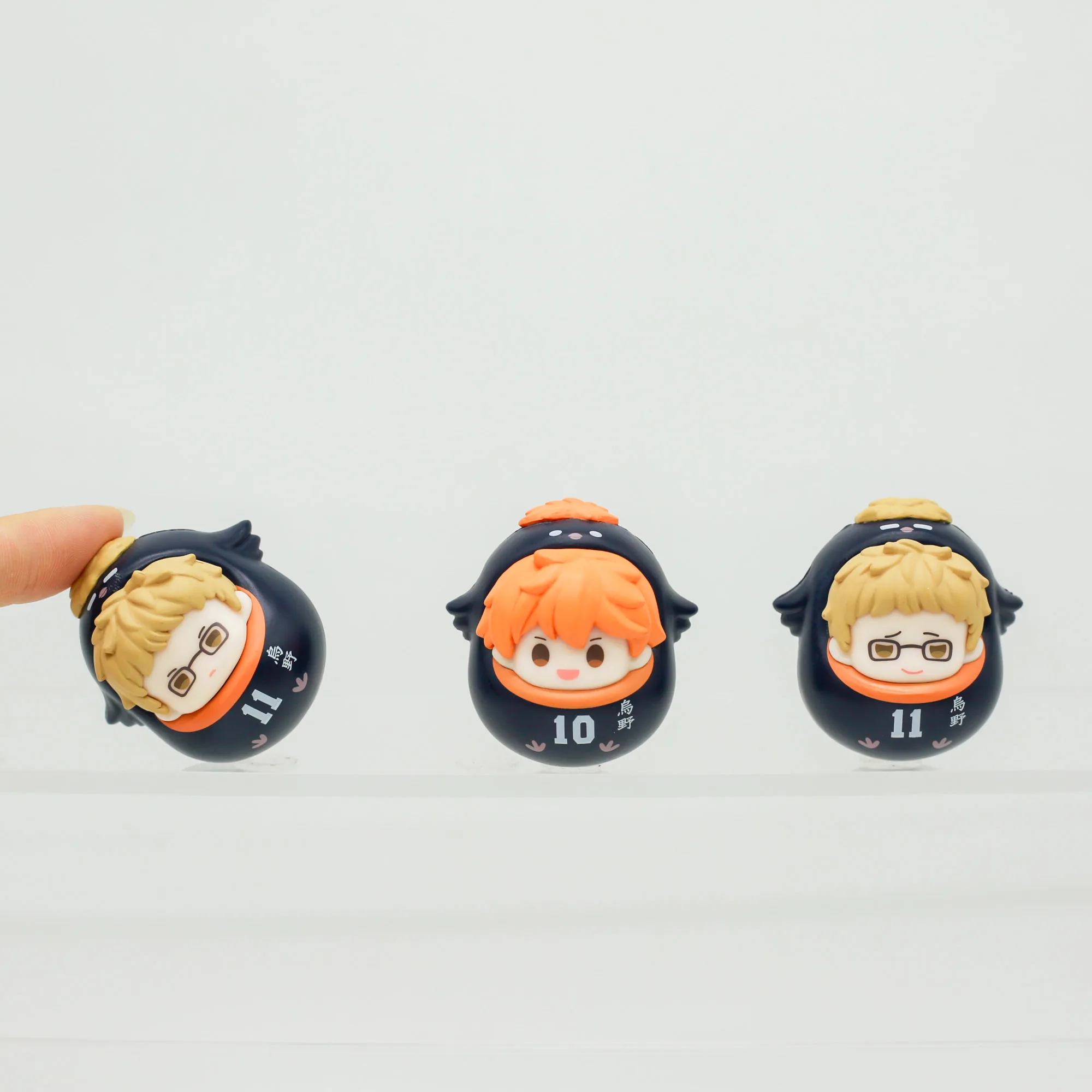 Haikyuu The Battle At The Garbage Dump Official Daruma Doll Blind Box Toy Anime Volleyball Figure Desk Decor Christmas Gift