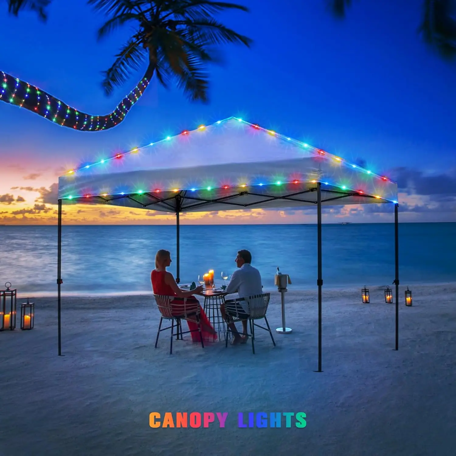 Solar PVC Tube Rope Led Fairy Light Outdoor Garden Christmas Decoration Xmas Tree Wedding LED Garland WaterProof String Lights