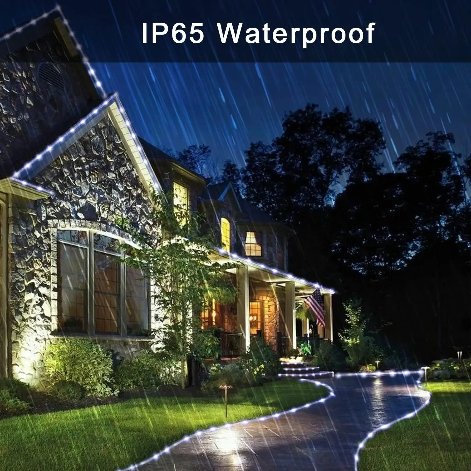 Solar PVC Tube Rope Led Fairy Light Outdoor Garden Christmas Decoration Xmas Tree Wedding LED Garland WaterProof String Lights