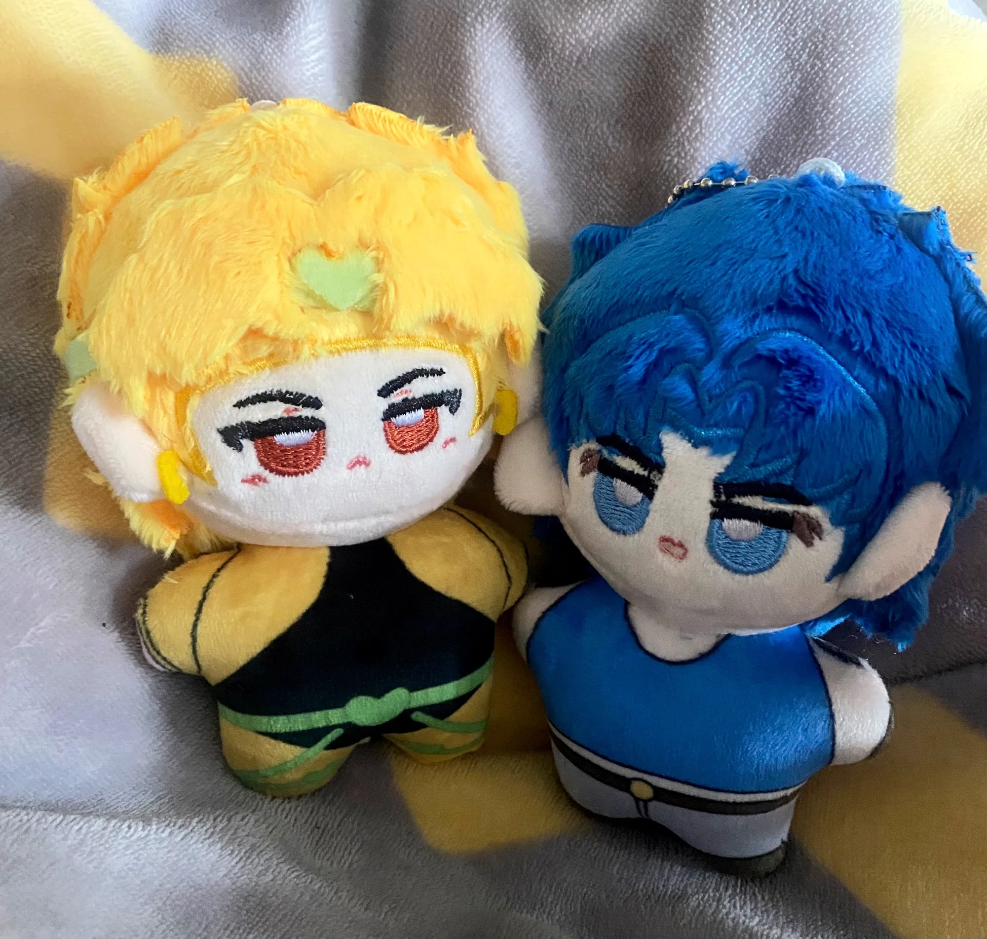 10CM Anime JoJo's Bizarre Adventure Jolyne Cujoh Kakyoin Tenmei Plush Keychain Pendant Cotton Plushie Kids Christmas Gifts