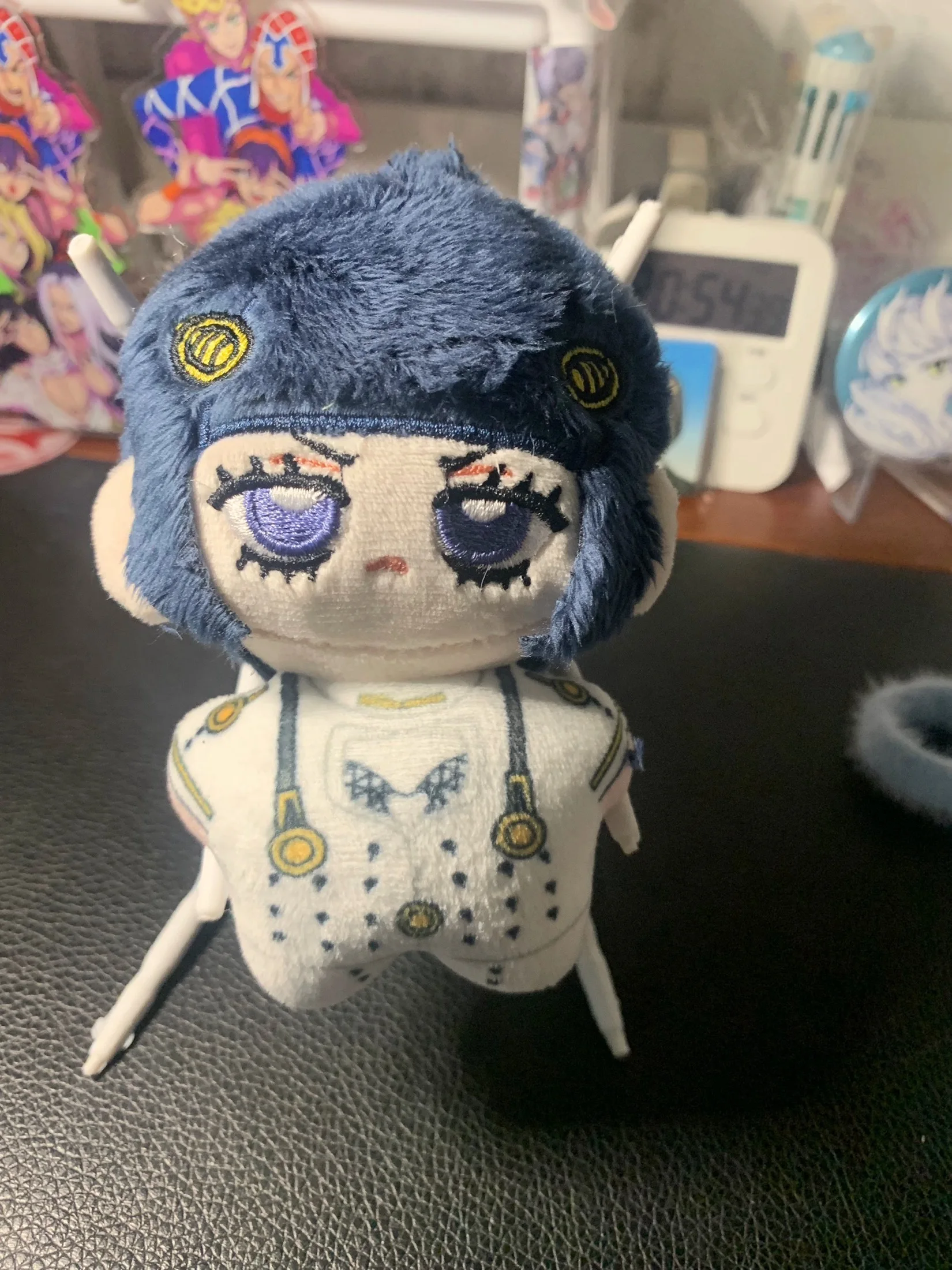 10CM Anime JoJo's Bizarre Adventure Jolyne Cujoh Kakyoin Tenmei Plush Keychain Pendant Cotton Plushie Kids Christmas Gifts