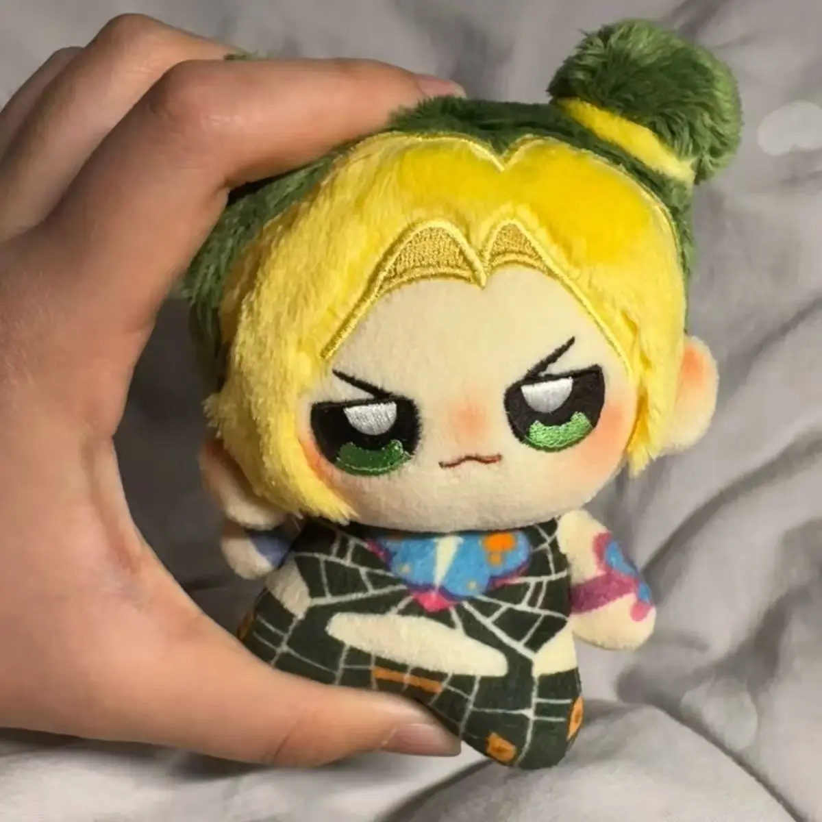 10CM Anime JoJo's Bizarre Adventure Jolyne Cujoh Kakyoin Tenmei Plush Keychain Pendant Cotton Plushie Kids Christmas Gifts
