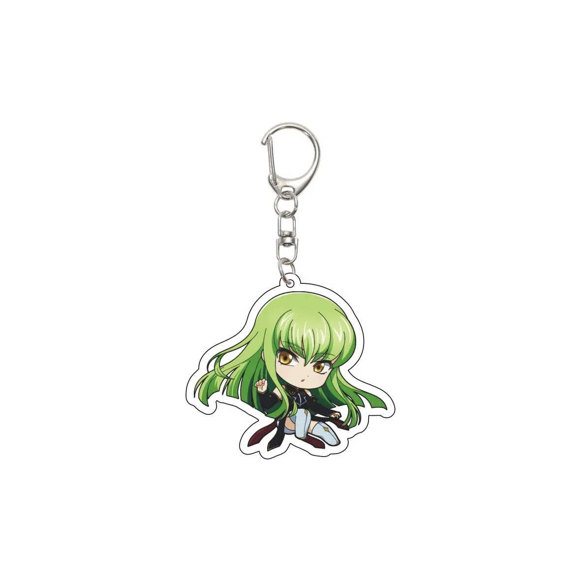 55MM Anime CODE GEASS Lelouch of the Rebellion Keychain Lelouch Lamperouge Key Chain Acrylic Model Plate Christmas Gifts