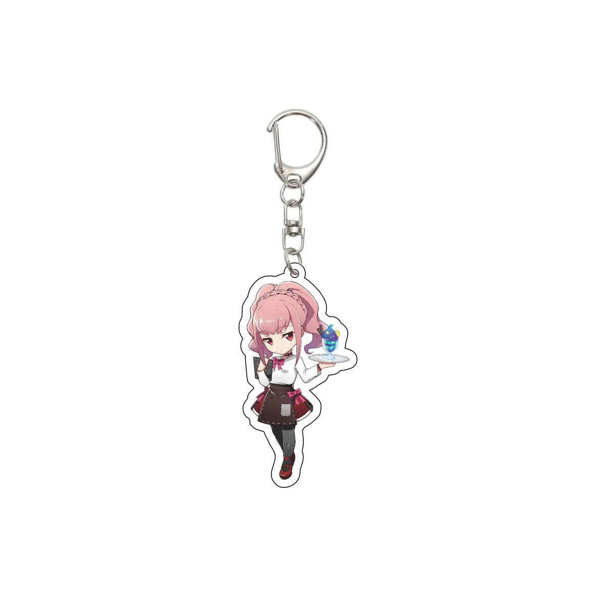 55MM Anime CODE GEASS Lelouch of the Rebellion Keychain Lelouch Lamperouge Key Chain Acrylic Model Plate Christmas Gifts