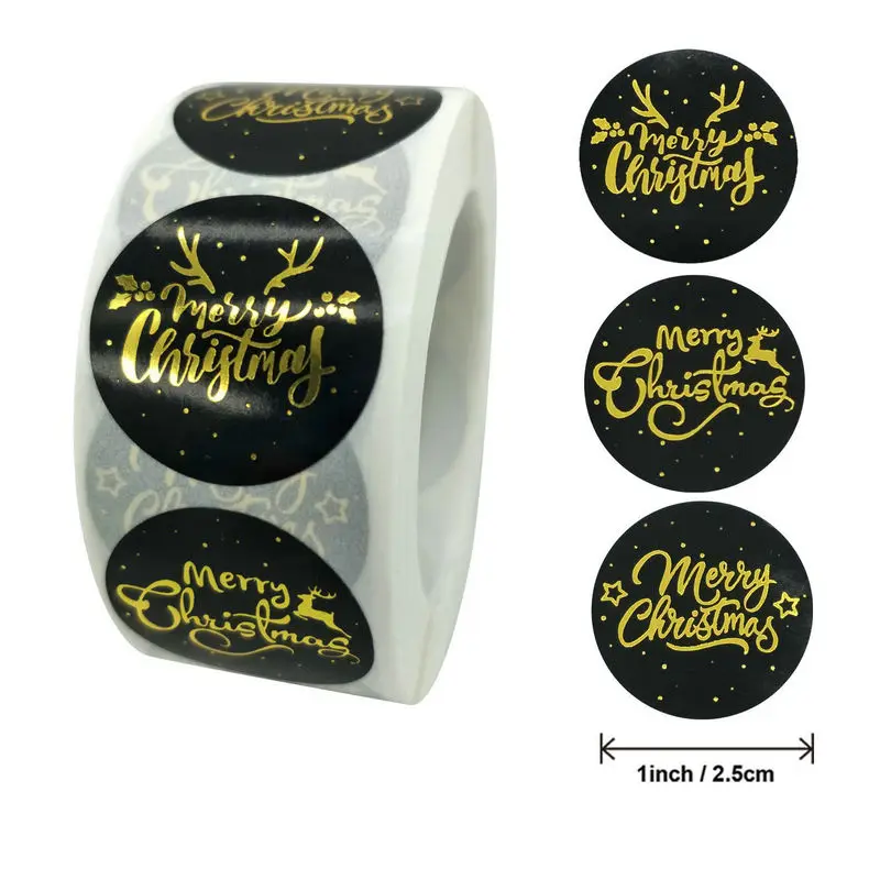 Children's Christmas gift label stickers School teachers commended students reward Self-adhesive Decorative gifts series