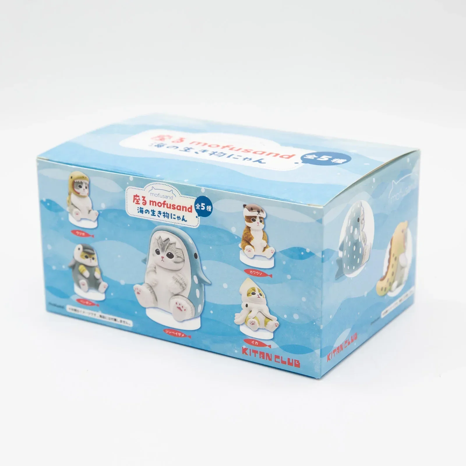 Cat Marine Organism Sea Life Blind Box Cute Action Figure Octopus Penguin Otter Desktop Decoration Christmas Gift