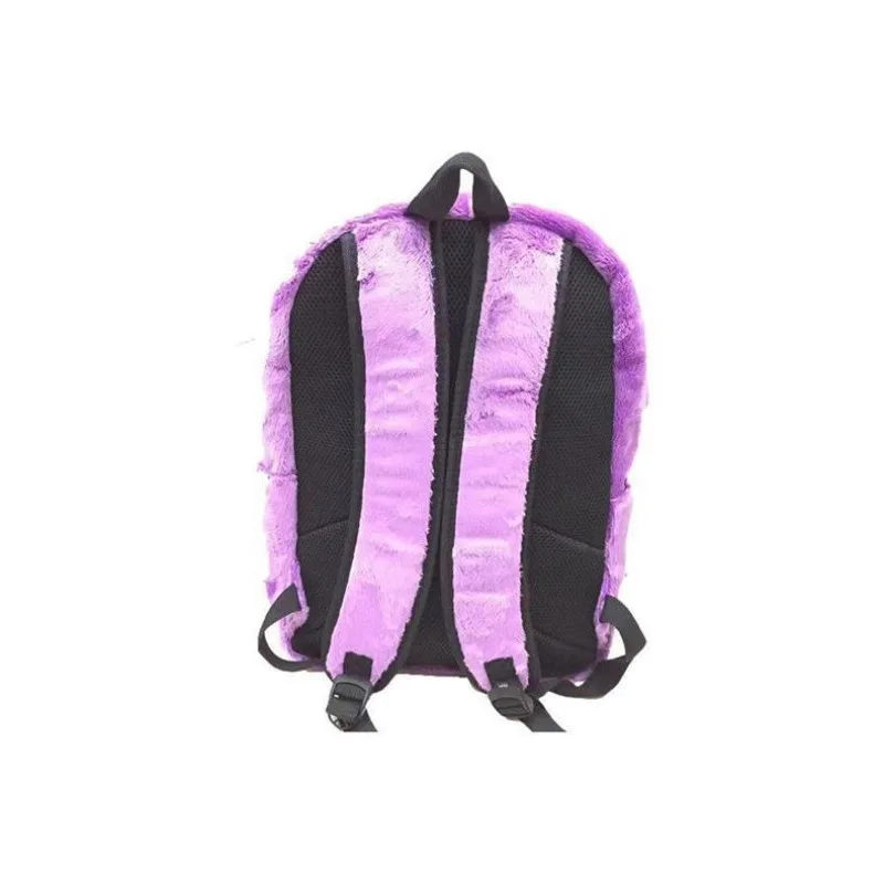 2025 New Kawaii Pokémon Gengar Purple Plush Backpack Student Bag Versatile Couple Model Girl Gift Christmas Gift