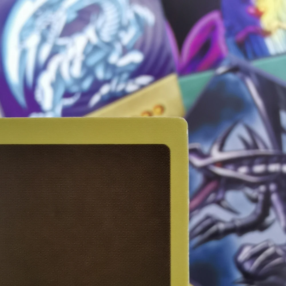 Yu-Gi-Oh Anime Cards Blue Eyes Dark Magician Exodia Obelisk Slifer Ra Yugioh DM 100pcs DIY Card Kids Christmas Gift