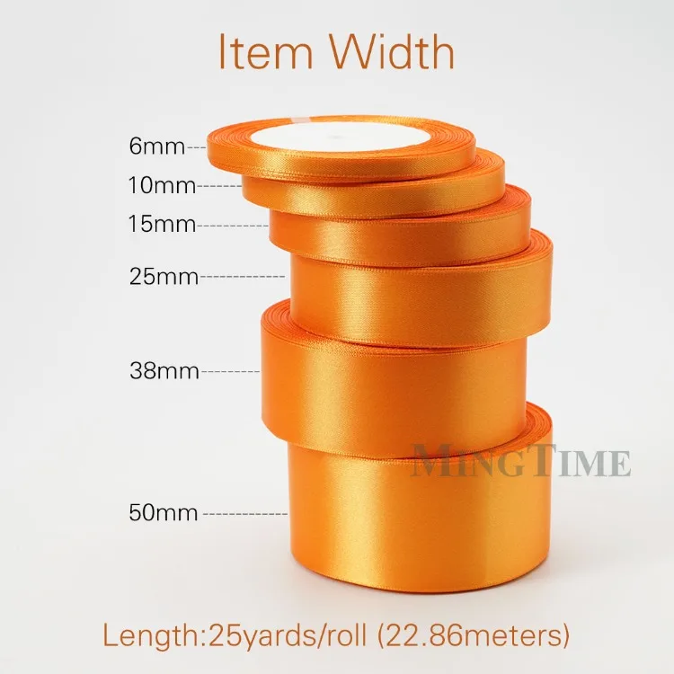 Satin Ribbon 22.8Meters 50mm 38mm 25mm 15mm 10mm 6mm Sage Gold Gift Wrap Bow Crafts Materials Christmas Wedding Party Decoration