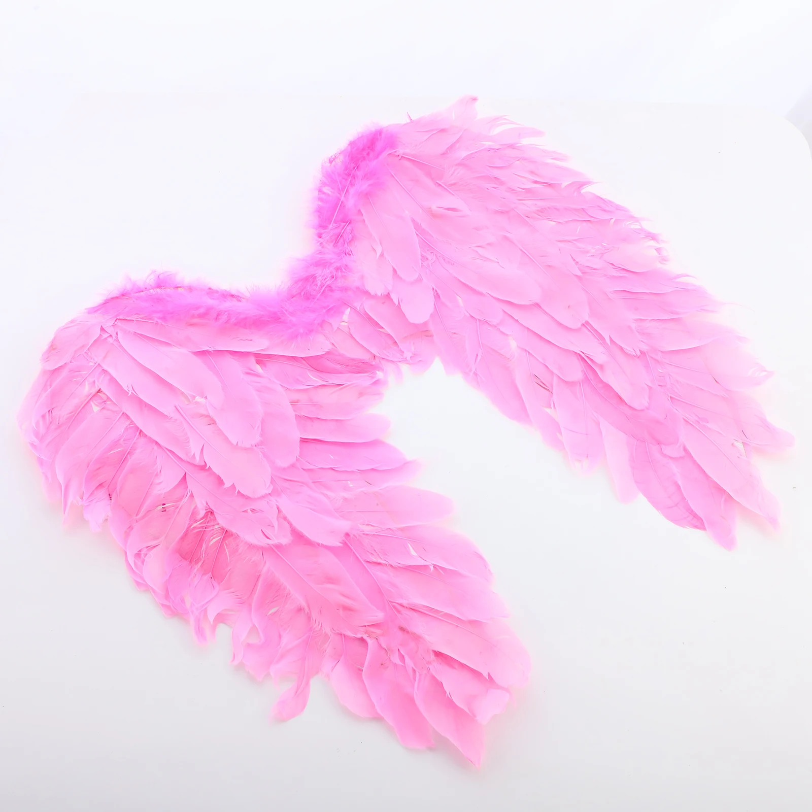 Halloween Feather Wings White Black Angel Wings Devil Wings with Elastic Straps for Adult Teens Christmas Costume Accessories