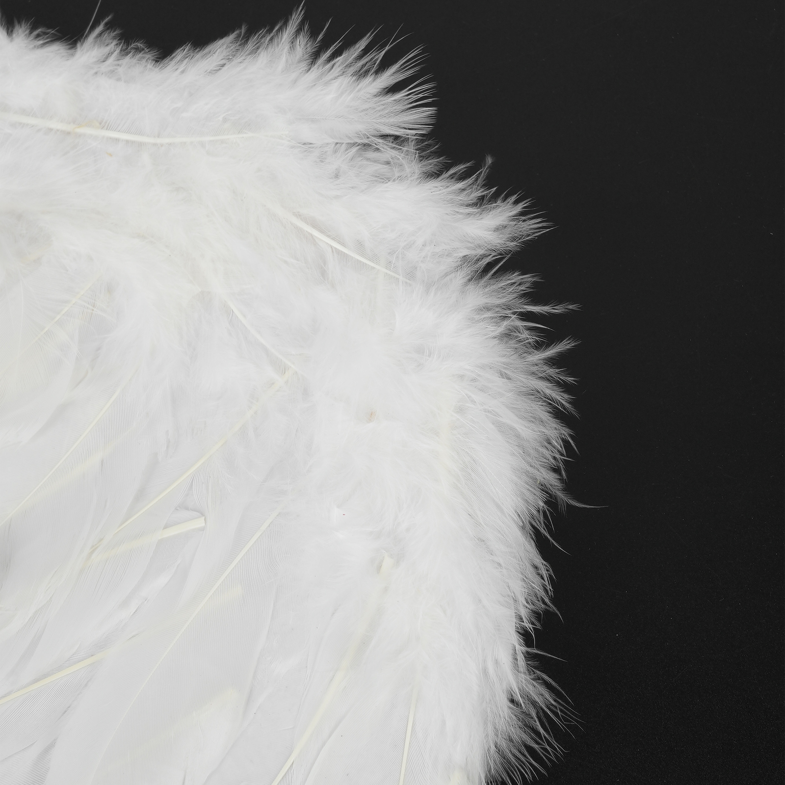 Halloween Feather Wings White Black Angel Wings Devil Wings with Elastic Straps for Adult Teens Christmas Costume Accessories