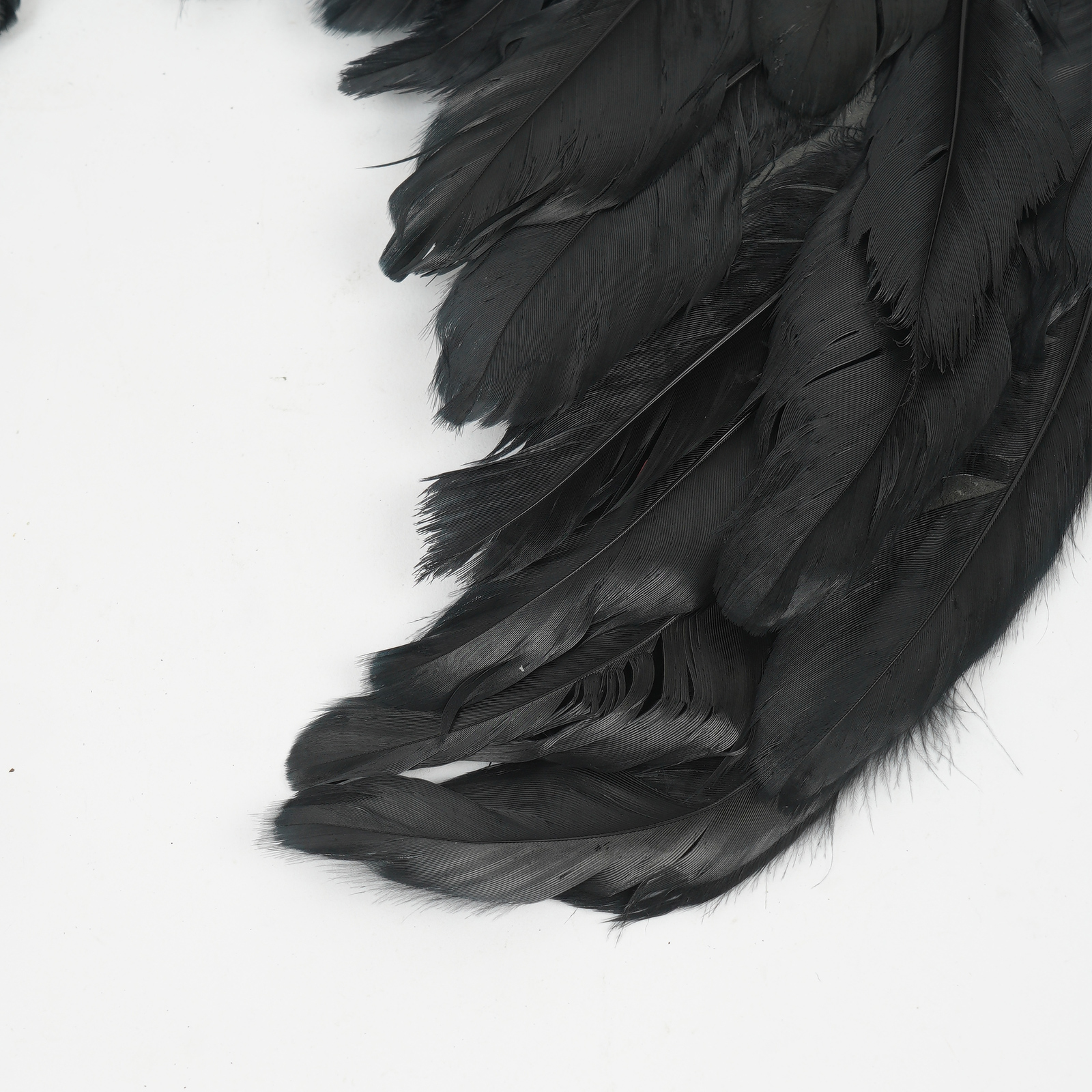 Halloween Feather Wings White Black Angel Wings Devil Wings with Elastic Straps for Adult Teens Christmas Costume Accessories