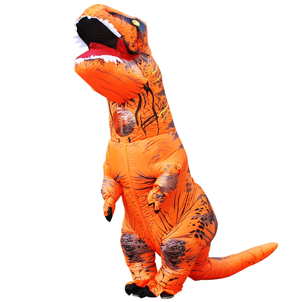 Halloween T-Rex Dinosaur Inflatable Costume Full Body Dinosaur Cosplay Adult Costumes Funny Party Props Christmas Costume Kids