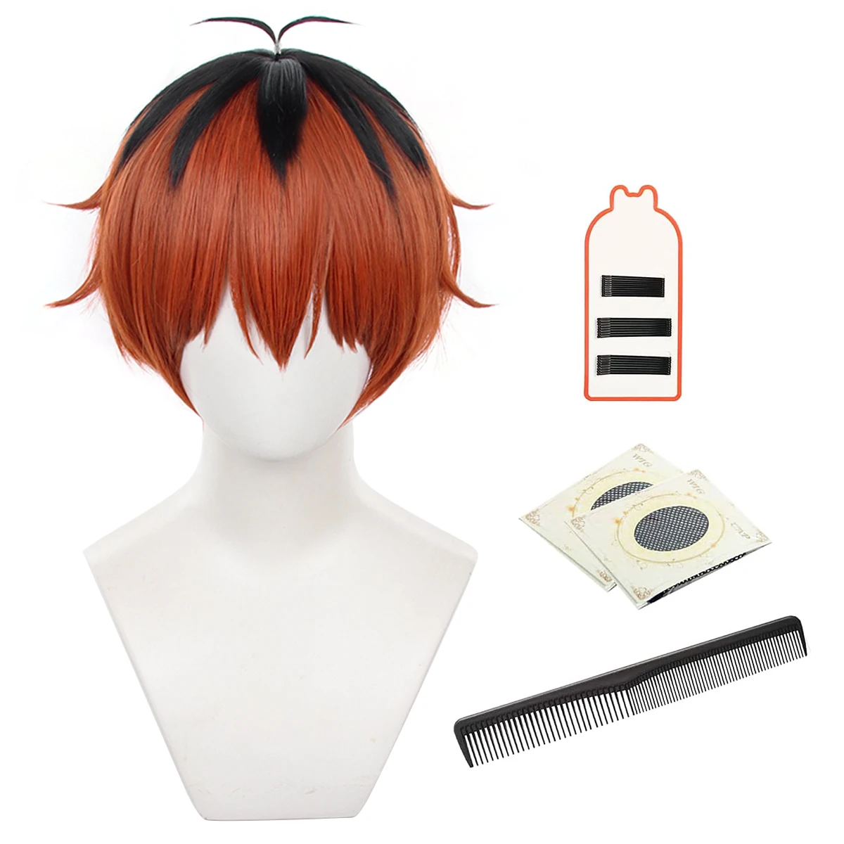 HOLOUN Frieren Beyond Journey's End Anime Stark Cosplay Costume Wig Jacket Sleeveless Vest Pants Christmas Gift