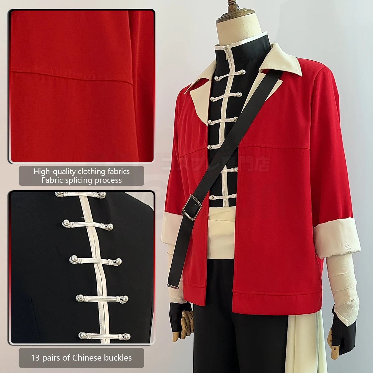 HOLOUN Frieren Beyond Journey's End Anime Stark Cosplay Costume Wig Jacket Sleeveless Vest Pants Christmas Gift