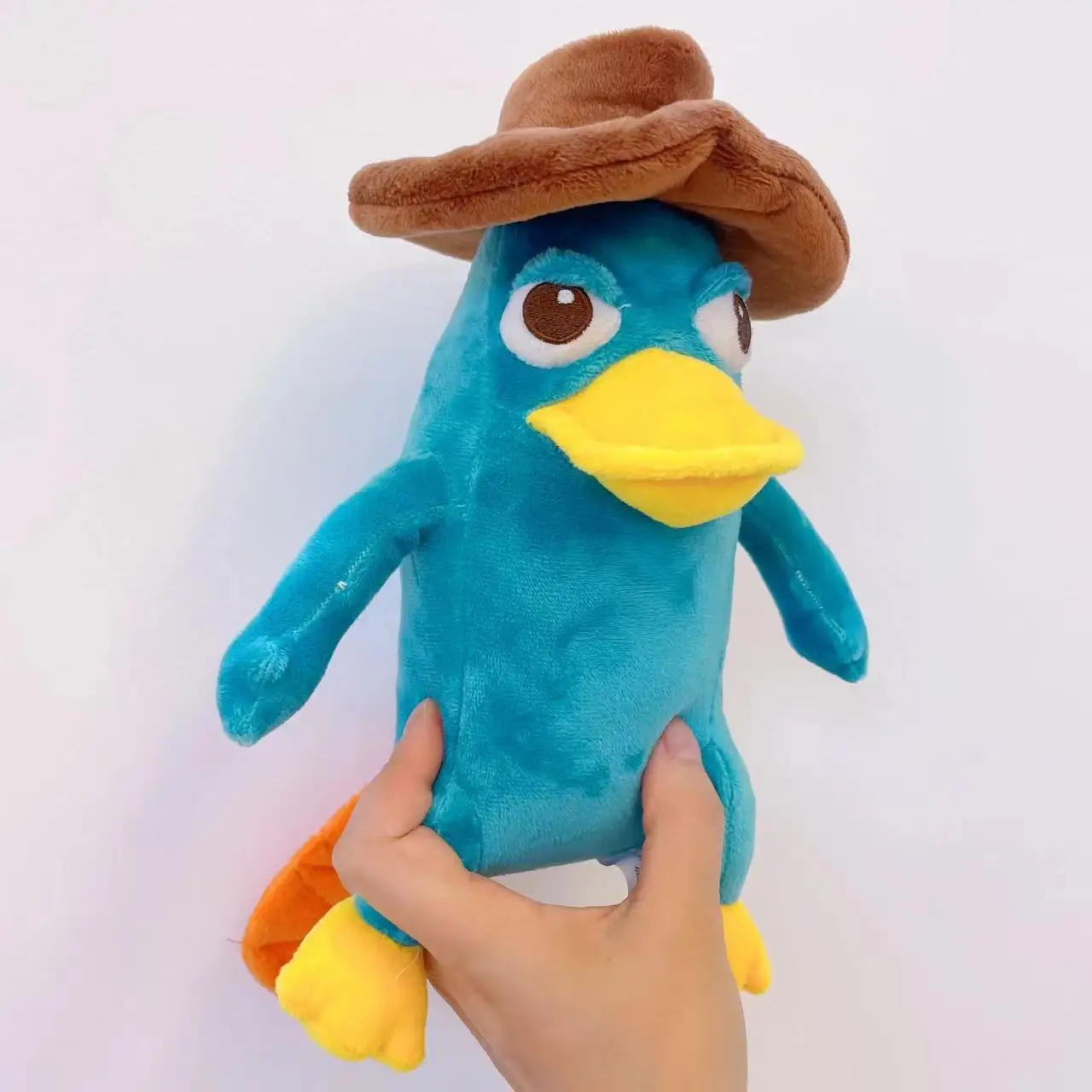 New Cute Cartoon Perry The Platypus Plush Toy Soft Duck Stuffed Animals Toy Christmas Birthday Gift For Children 25cm