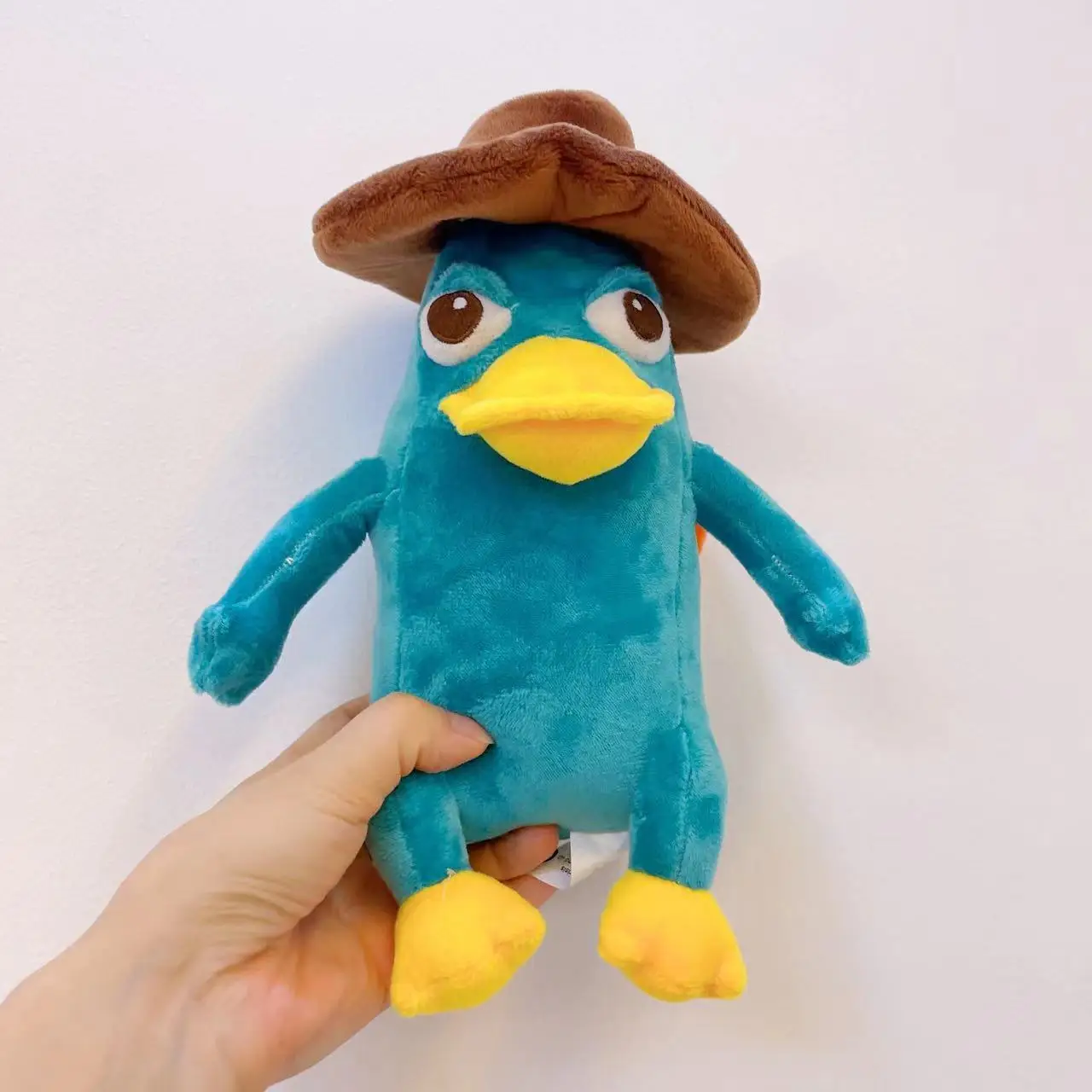 New Cute Cartoon Perry The Platypus Plush Toy Soft Duck Stuffed Animals Toy Christmas Birthday Gift For Children 25cm