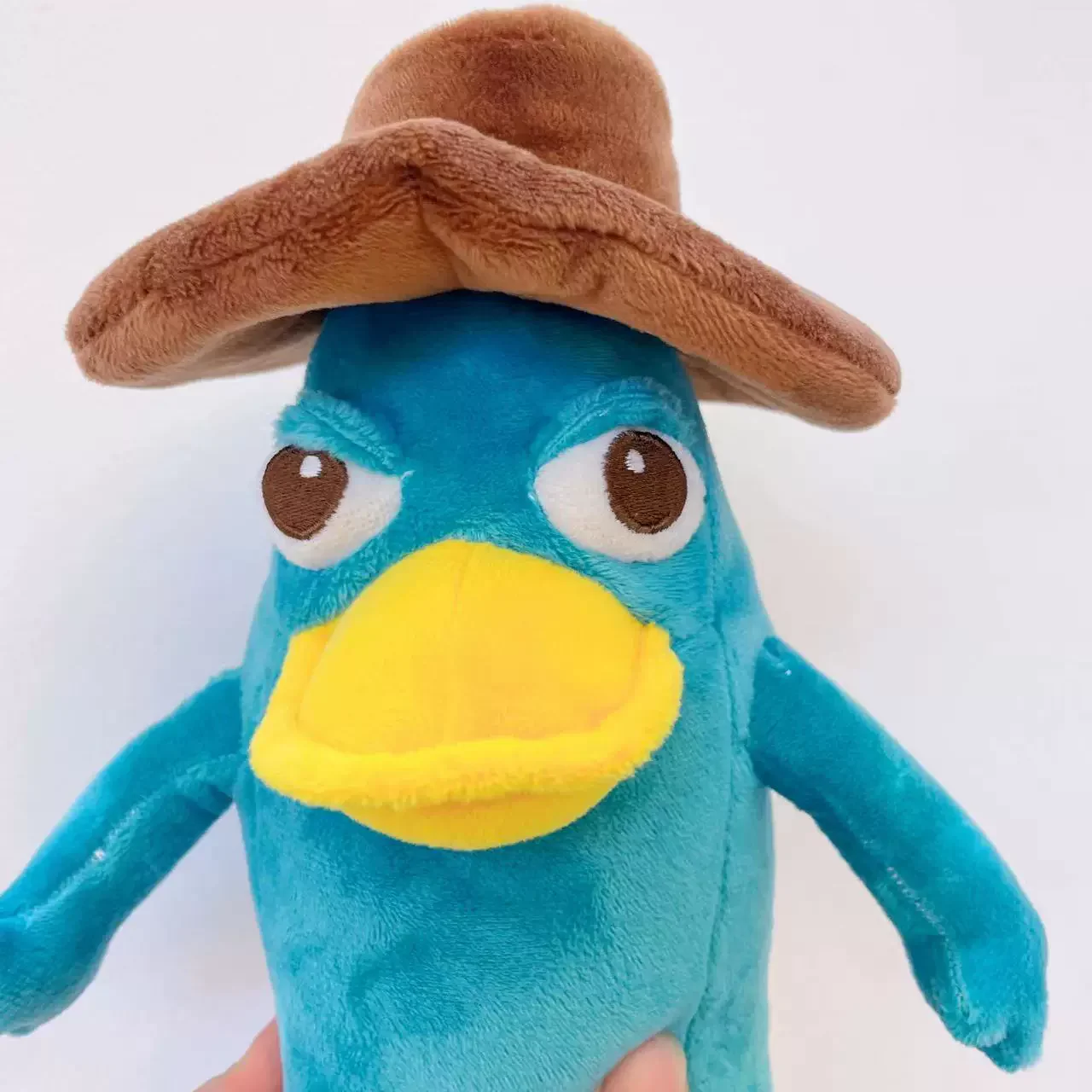 New Cute Cartoon Perry The Platypus Plush Toy Soft Duck Stuffed Animals Toy Christmas Birthday Gift For Children 25cm