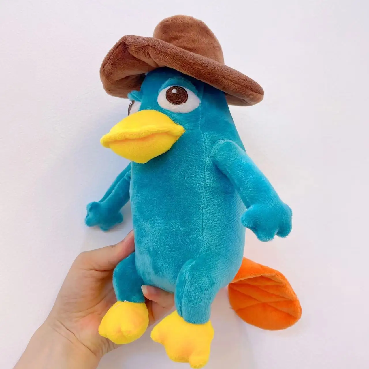 New Cute Cartoon Perry The Platypus Plush Toy Soft Duck Stuffed Animals Toy Christmas Birthday Gift For Children 25cm