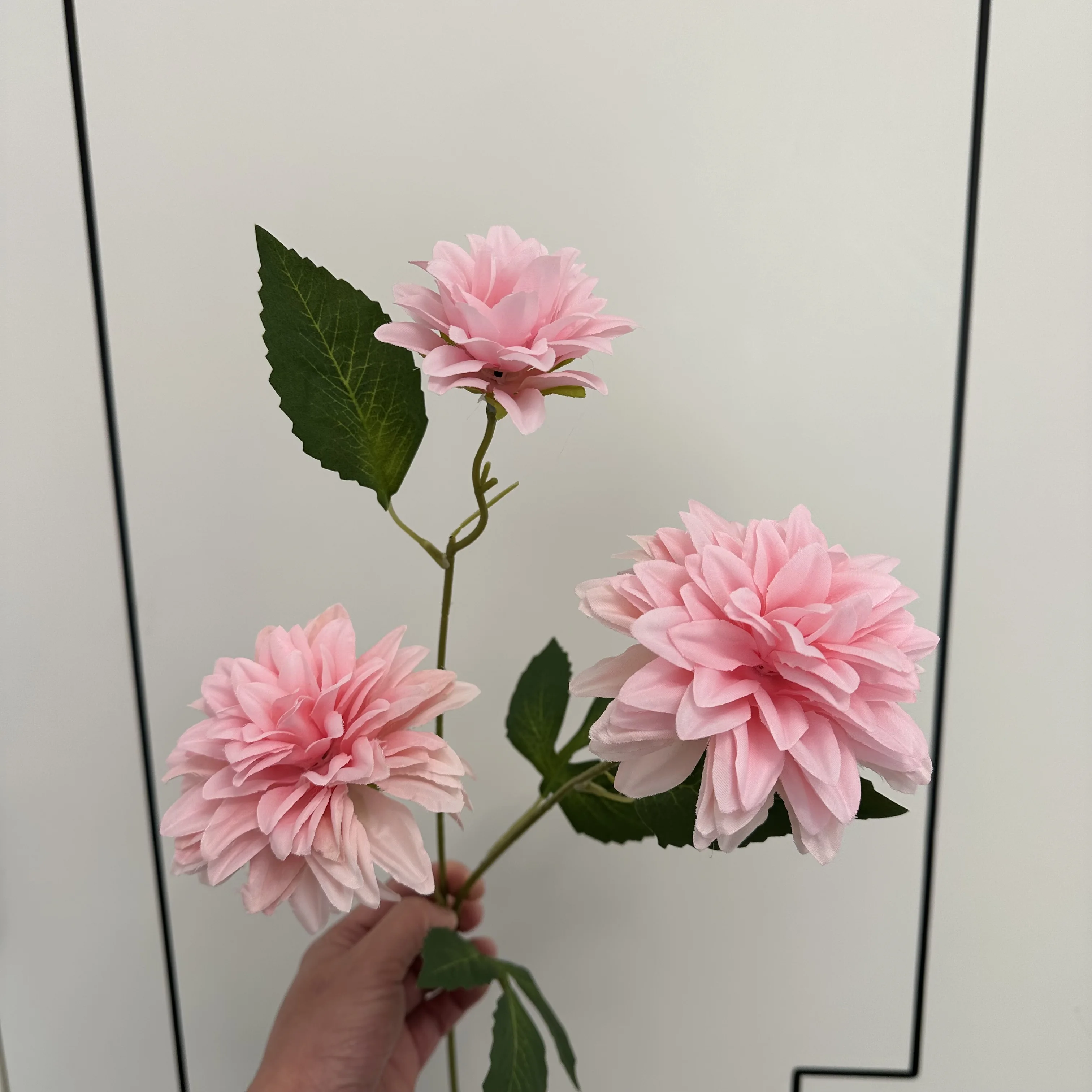 Realistic Silk Dahlias For Wedding Party Christmas Wreath Birthday DIY Home Office Vase Decoration Artificial Flower