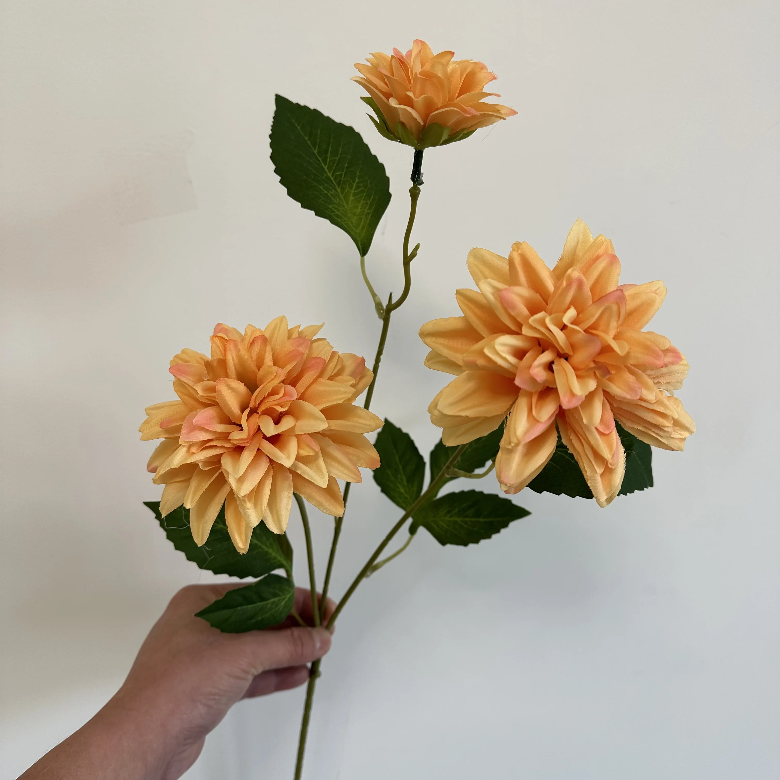 Realistic Silk Dahlias For Wedding Party Christmas Wreath Birthday DIY Home Office Vase Decoration Artificial Flower