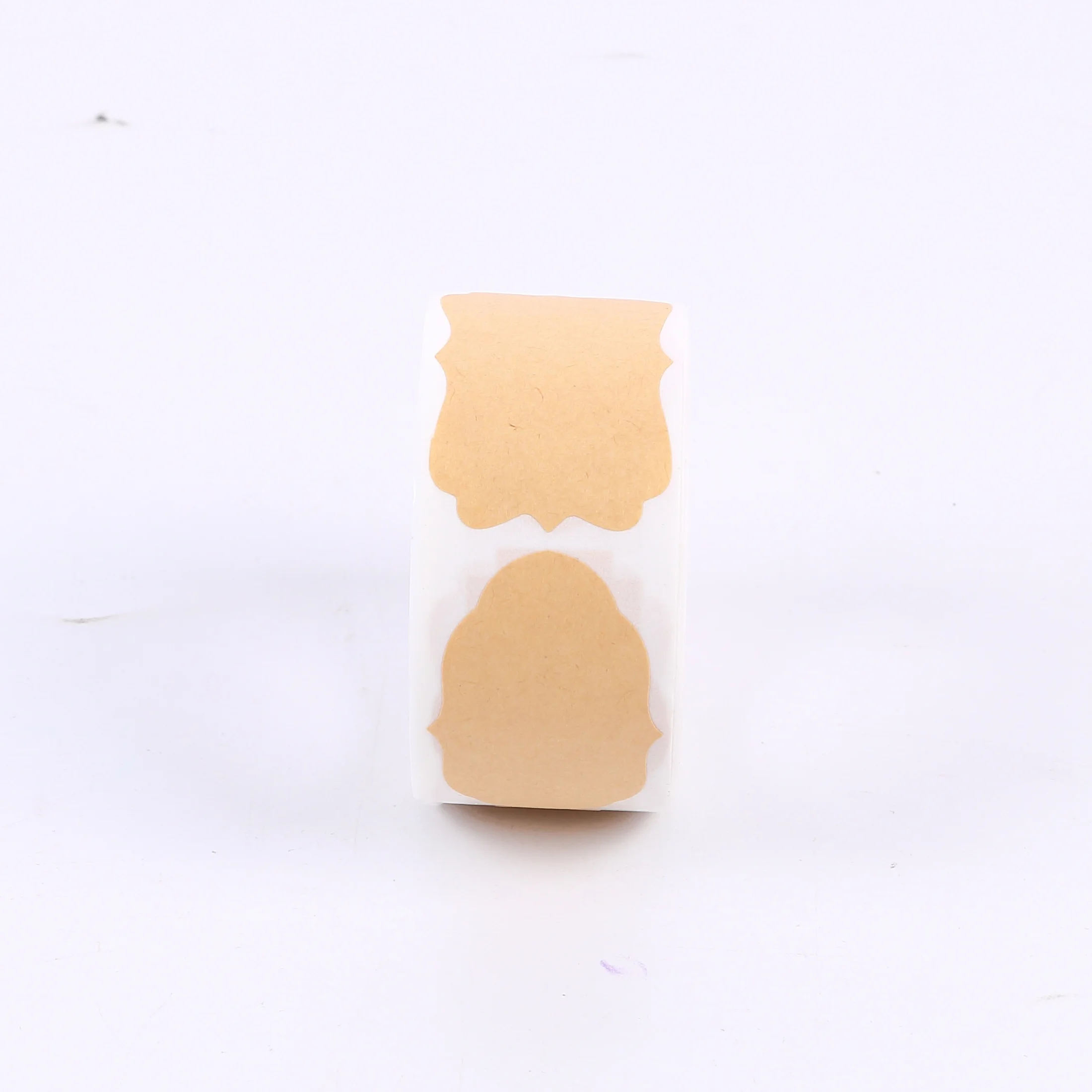 500pcs Rolled Gift Labels, Self-adhesive Paper Stickers For Cosmetics, Food, Crafts And Christmas Decorations