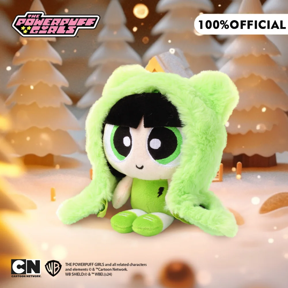 Genuine 15cm Powerpuff Girls Plush Doll Cloak Series Bag Ornaments Cartoon Dress Up Soft Stuffed Toys Keychain Christmas Gifts