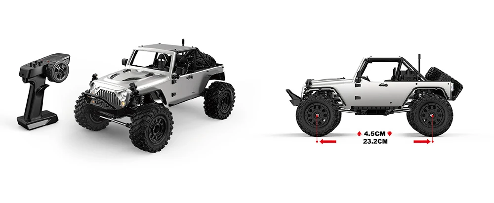 NEW MJX HYPER GO H12Y H12Y+ 1/12 RC Car Brushless FOC 4WD Remote Control Mountaineering Off-Road Climbing Off Road RC Toy Christmas Festival Gift Set