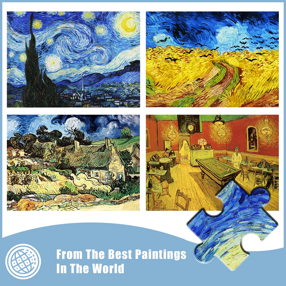 MaxRenard Jigsaw Puzzle 1000 Pieces for Adult Mona Lisa Famous Painting Toy Environmentally Friendly Paper Christmas Gift Toy