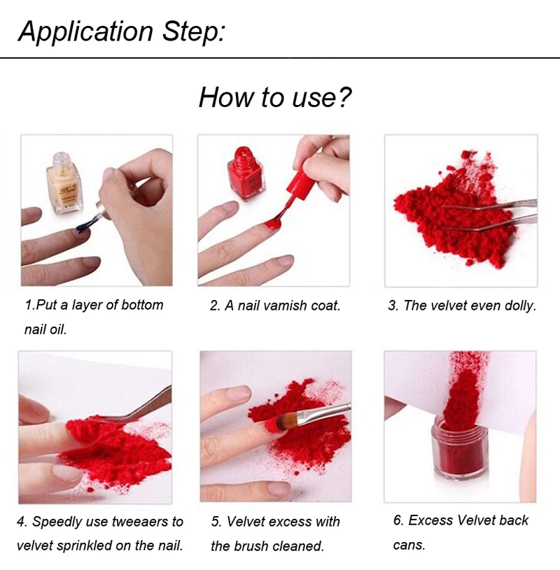 12 Colors 3D Candy Flocking Velvet Fuzzy Nylon Fiber Powder for Nail Art Manicure Taba Squishy Scenery Christmas Crafts DIY
