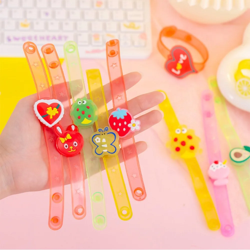 12-60Pcs Cute Cartoon Glowing Bracelet Kids Birthday Party Wedding Guest Gift Halloween Christmas Carnival Party Gift Decoration
