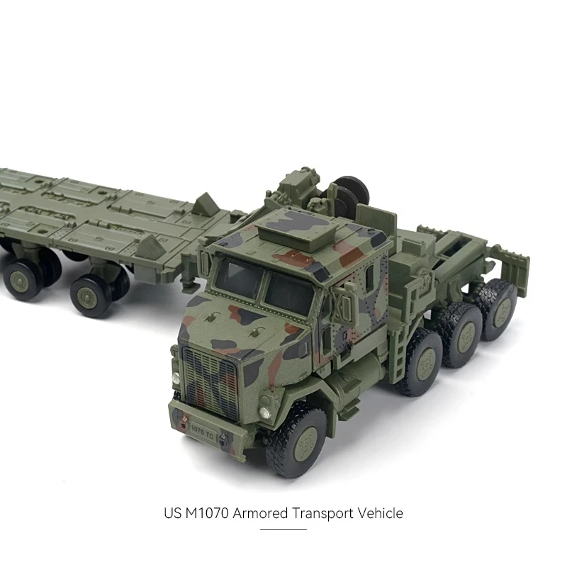 1/72 Creative Military Series Building Blocks Armored Transport Vehicle M-Track Vs Leopard 2 Tank Model Toys For Christmas Gifts