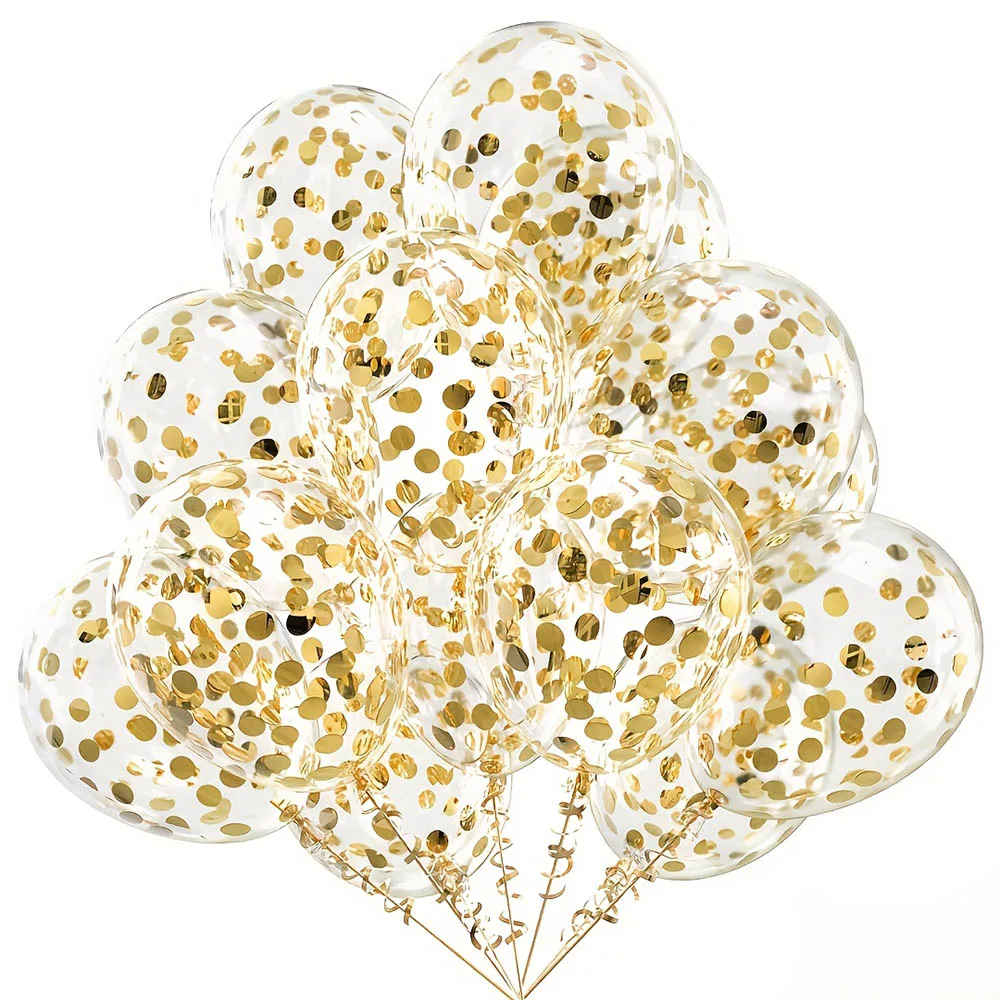 30/20/10pcs Gold Sequin Balloons Glitter Sequin Globos Balloon Birthday Party Halloween Christmas Party Wedding Decora Supplies