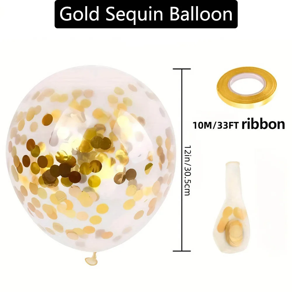 30/20/10pcs Gold Sequin Balloons Glitter Sequin Globos Balloon Birthday Party Halloween Christmas Party Wedding Decora Supplies