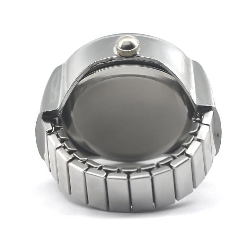 Creative Personality Selling Quartz Ring Watch Alloy Circular Dial Skull Literally Unisex Christmas Gift Fun Watch