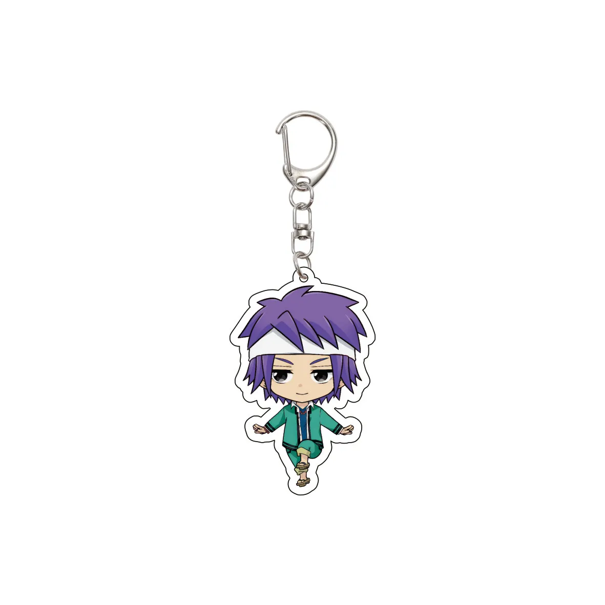 55MM Anime The Disastrous Life of Saiki K Keychain Saiki Kusuo Teruhashi Kokomi Key Chain Acrylic Model Plate Christmas Gifts