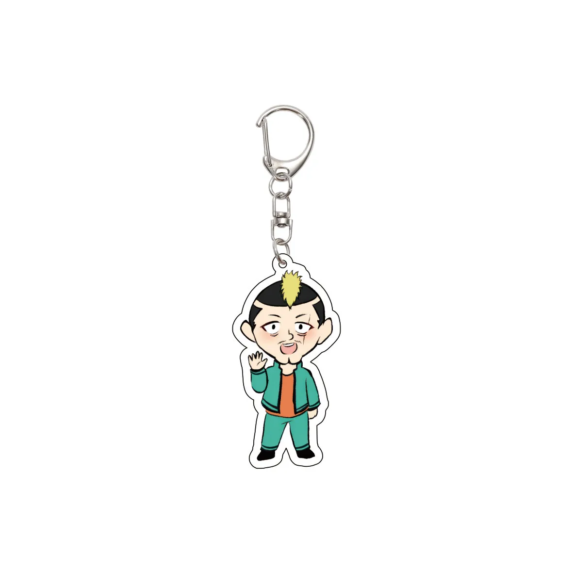 55MM Anime The Disastrous Life of Saiki K Keychain Saiki Kusuo Teruhashi Kokomi Key Chain Acrylic Model Plate Christmas Gifts