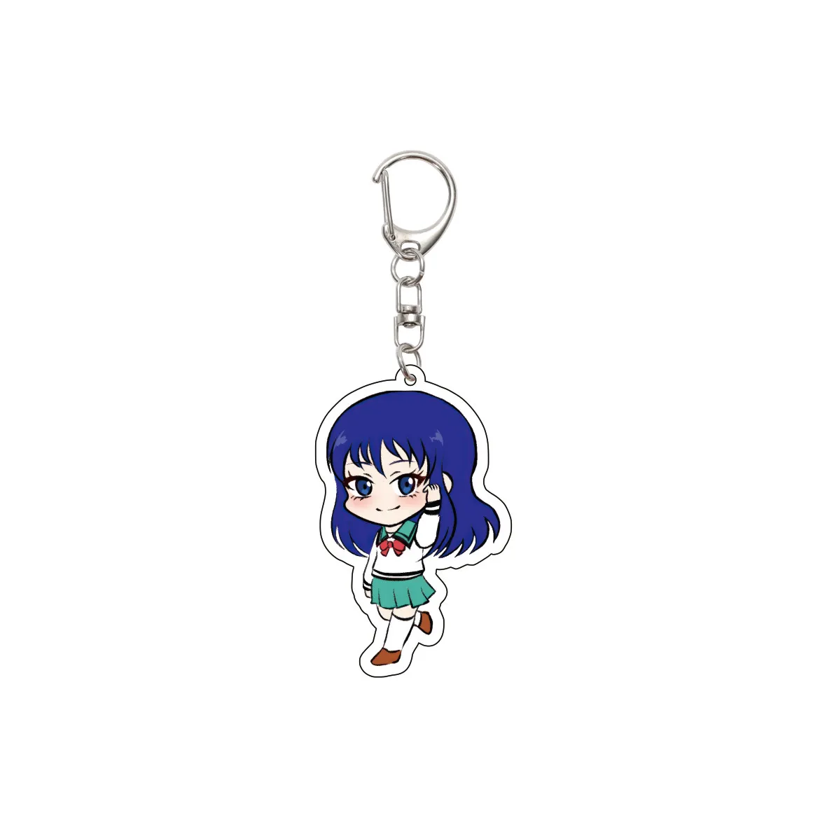 55MM Anime The Disastrous Life of Saiki K Keychain Saiki Kusuo Teruhashi Kokomi Key Chain Acrylic Model Plate Christmas Gifts