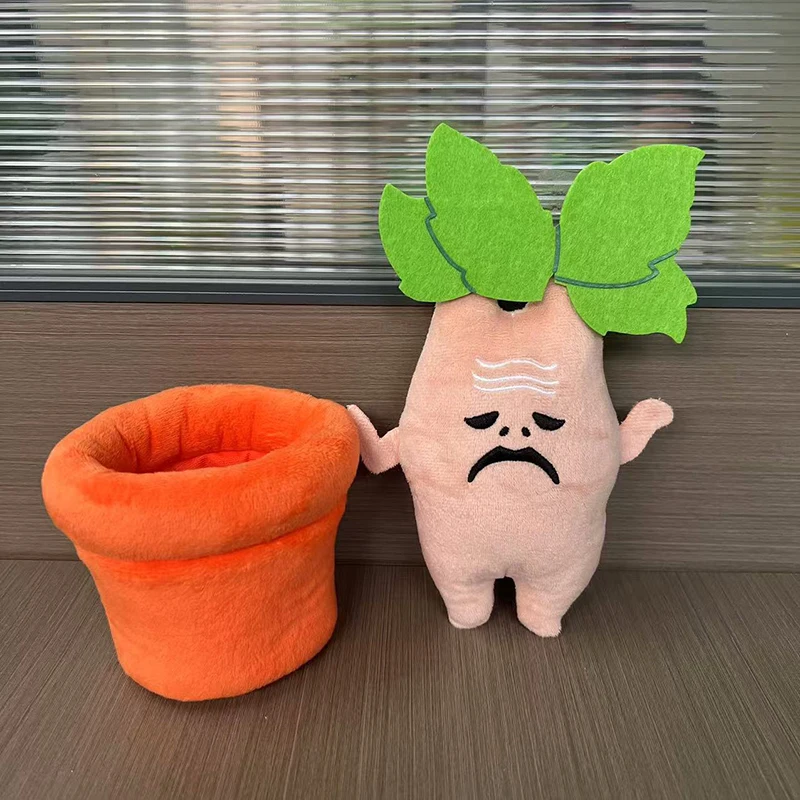 New Mandrake Plush Toy Cartoon Soft Stuffed Anime Plush Doll For Kids Birthday Christmas Gift Home Decoration Fans Collect Gift
