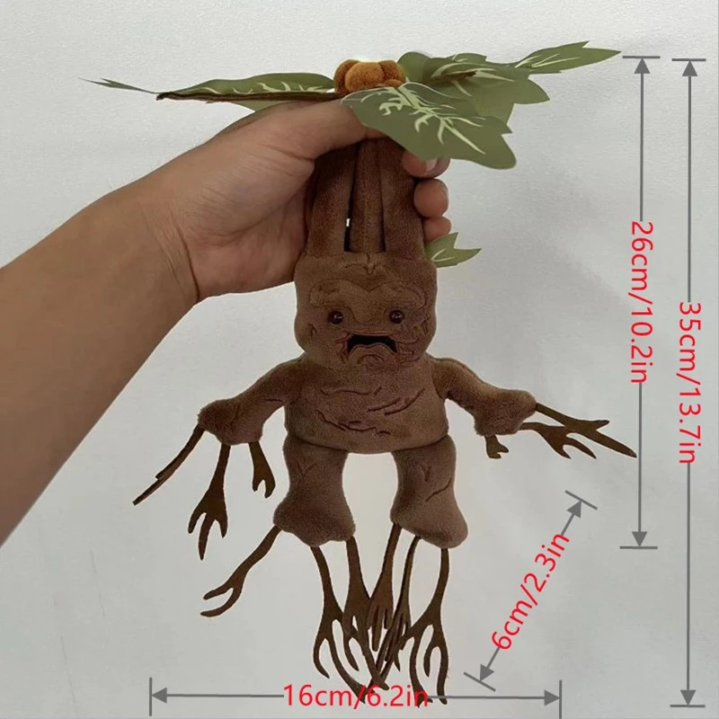 New Mandrake Plush Toy Cartoon Soft Stuffed Anime Plush Doll For Kids Birthday Christmas Gift Home Decoration Fans Collect Gift