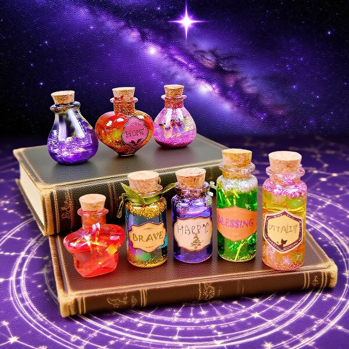 Little Magician Potion, Children's DIY Wizard Toys, Creative Experiments DIY Ornament Toys Gift for Christmas/Birthday/Halloween